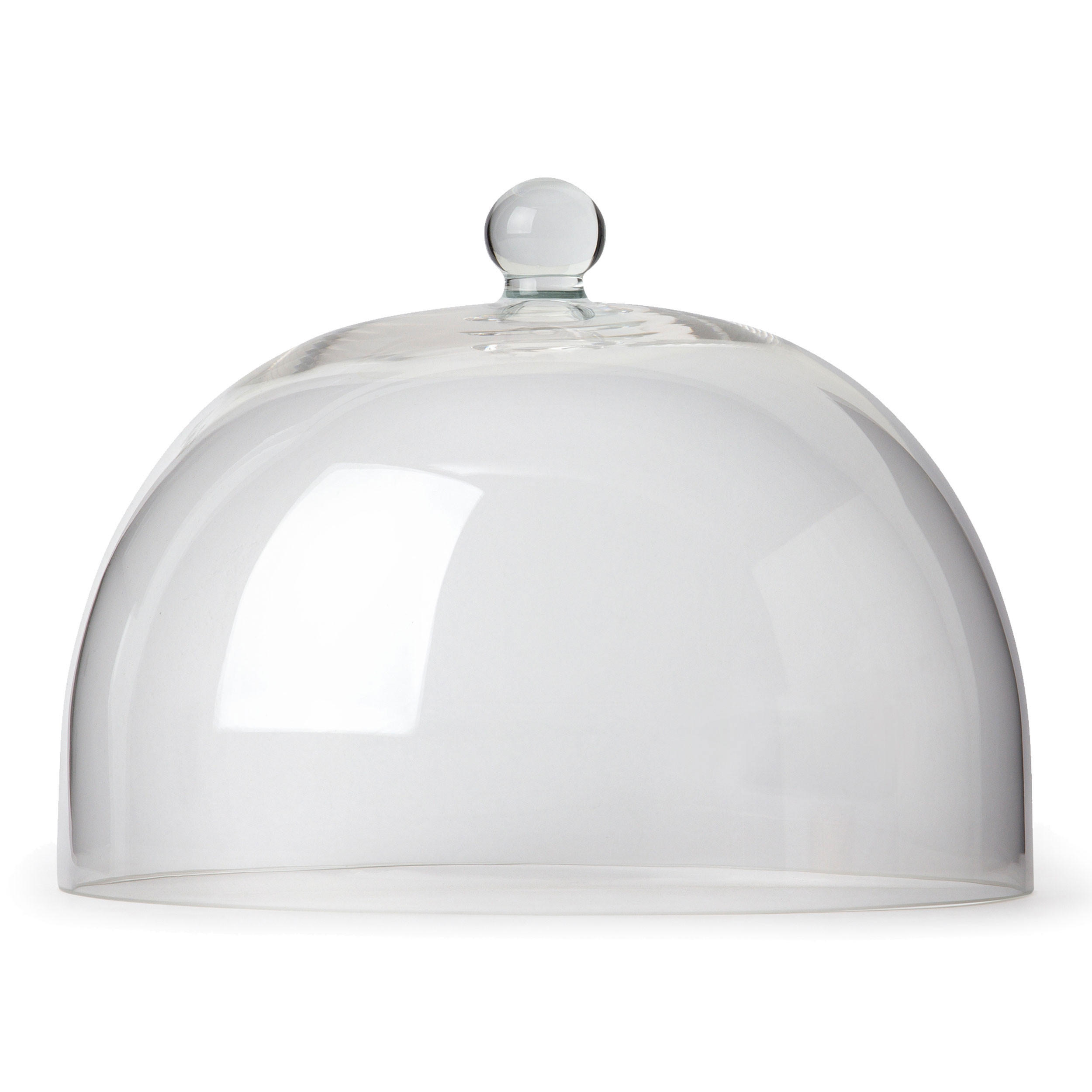 GLASGLOCKE, Glas, Ø 26 cm - Transparent, Glas (27/21/27cm) - Continenta
