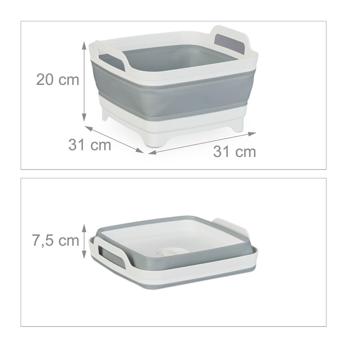 OPLACHOVACIA misa - viacfarebná, plast (31/20/31cm) - Relaxdays