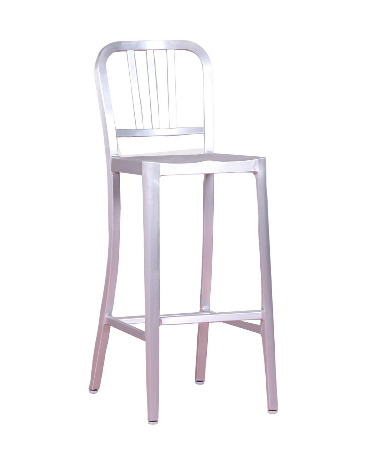 HOCKER Metall Alufarben - Alufarben, Metall (41/109/52cm) - Nest Dream