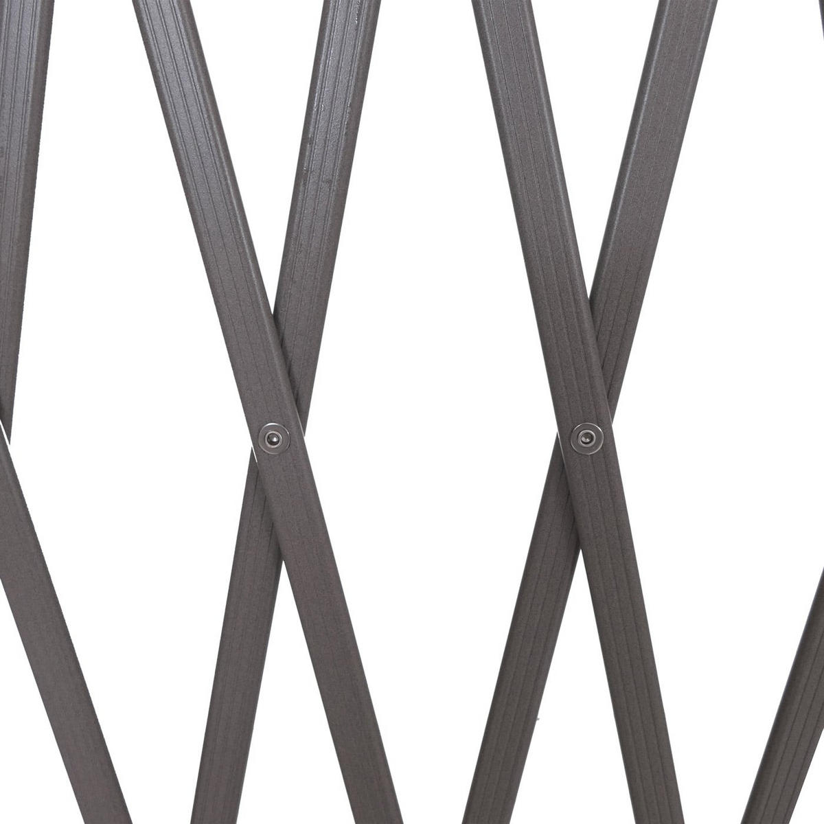 RANKGITTER Grau - Grau, Metall (90/152/35cm) - MCW