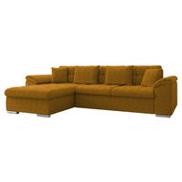 ECKSOFA Diana Cord, Seite: Links - Bronzefarben, Holz/Textil (280/160cm) - MIRJAN24
