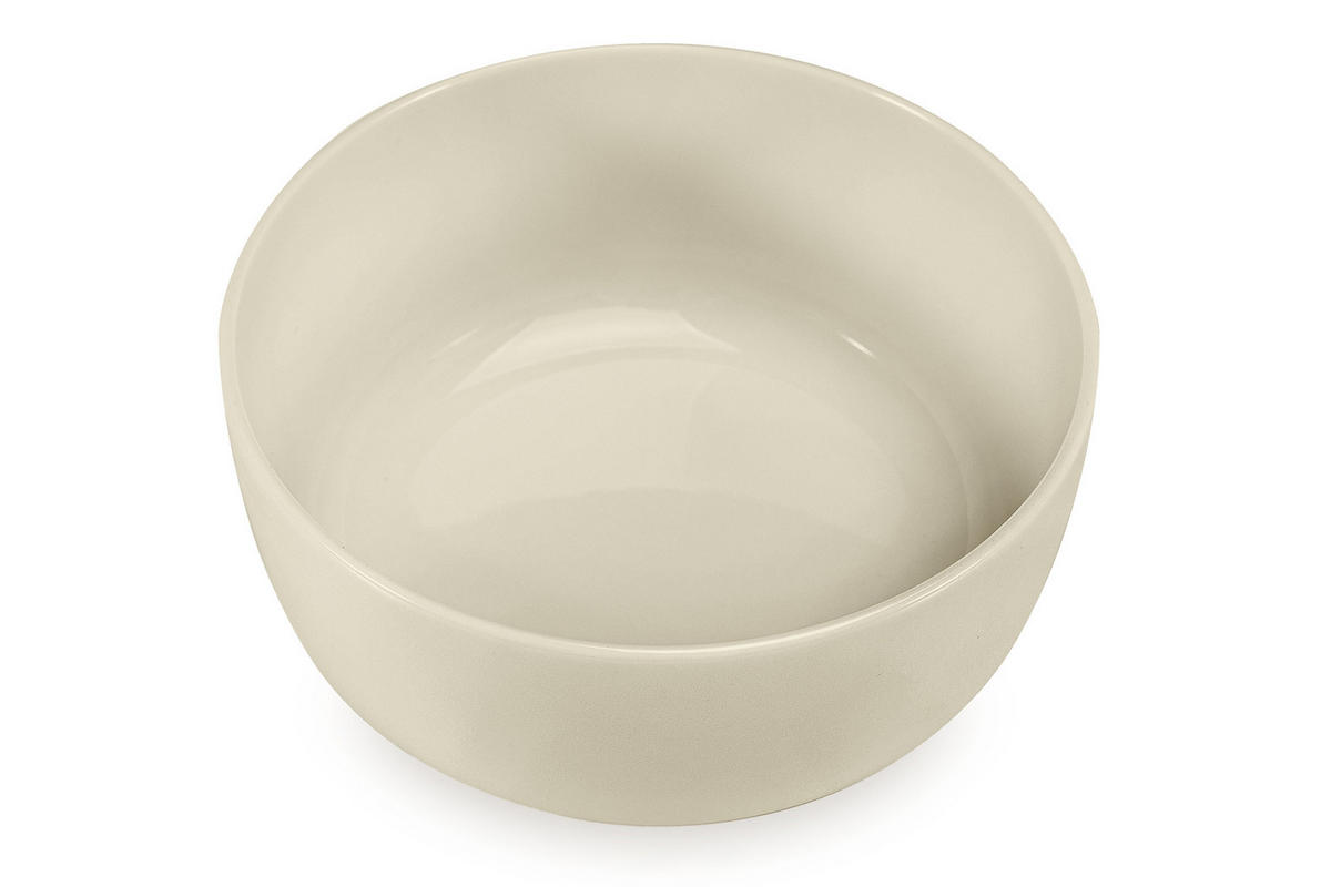 SCHÜSSEL-SET VICTO 6 Personen 6-tlg - Beige, Keramik - KONSIMO®