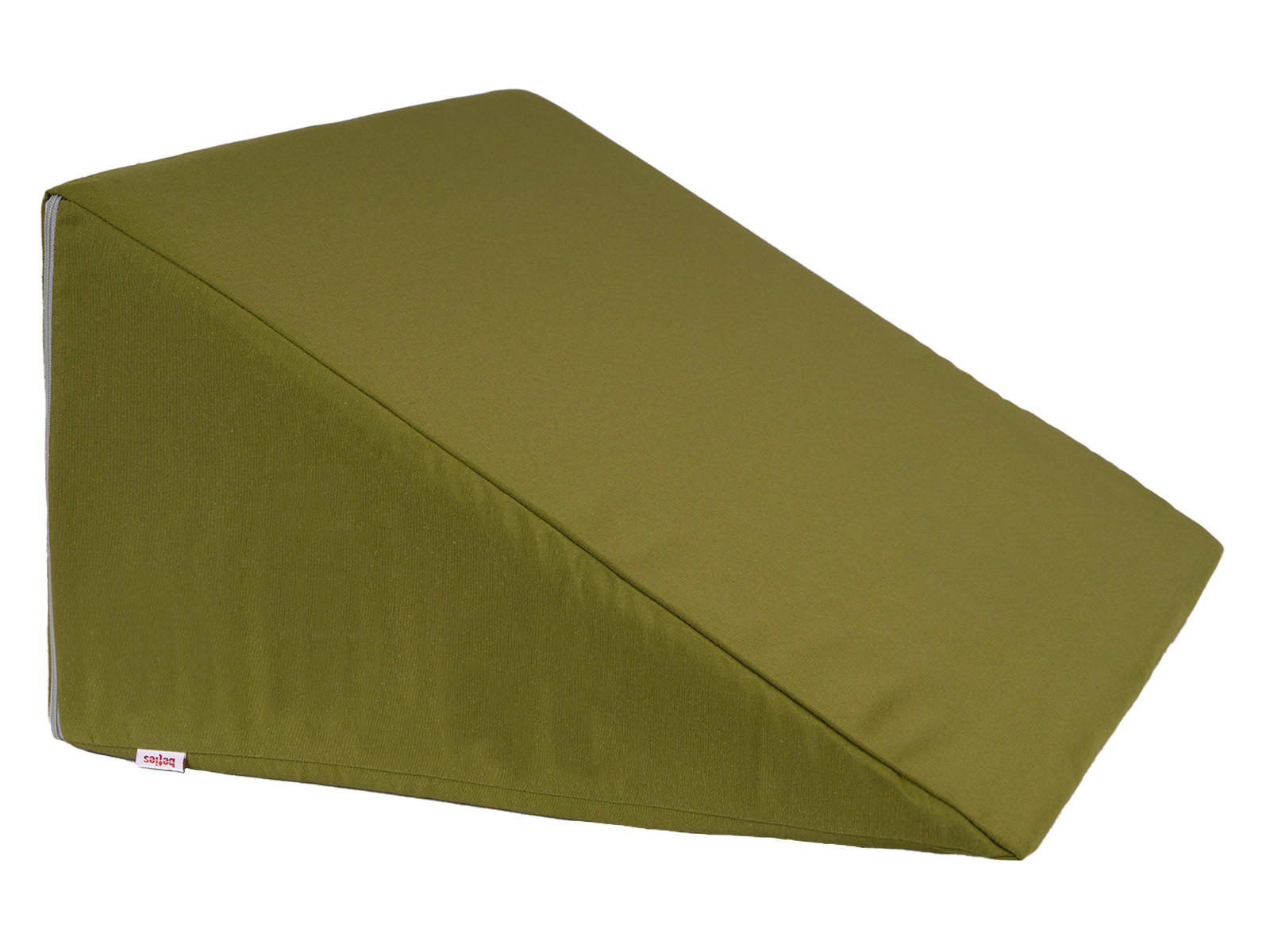 KEILKISSENHÜLLE Wunschton moosbild-grün 62/49/30 cm - Grün, Textil (49/62cm) - beties Heimtextil