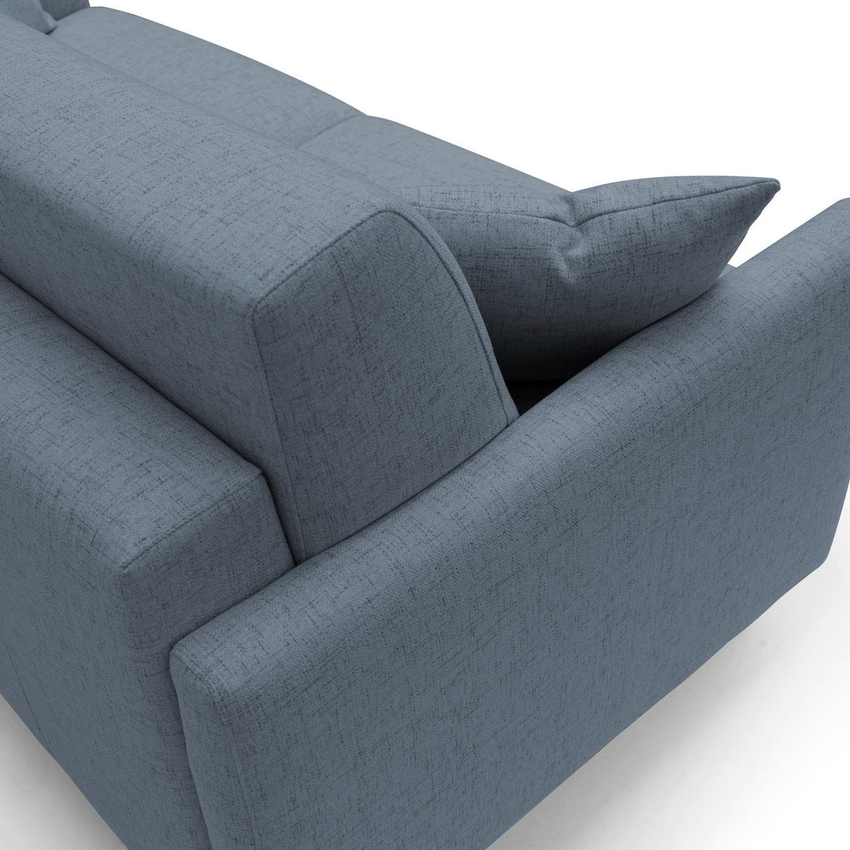 SCHLAFSOFA Edgar - Blau, Textil (160/94/97cm) - Divani.store