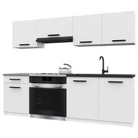 KUCHYNSKÁ linka Italia 1 180 cm, s pracovnou doskou, biela matná - biela, drevo (180/143/60cm) - B BELINI GROUP