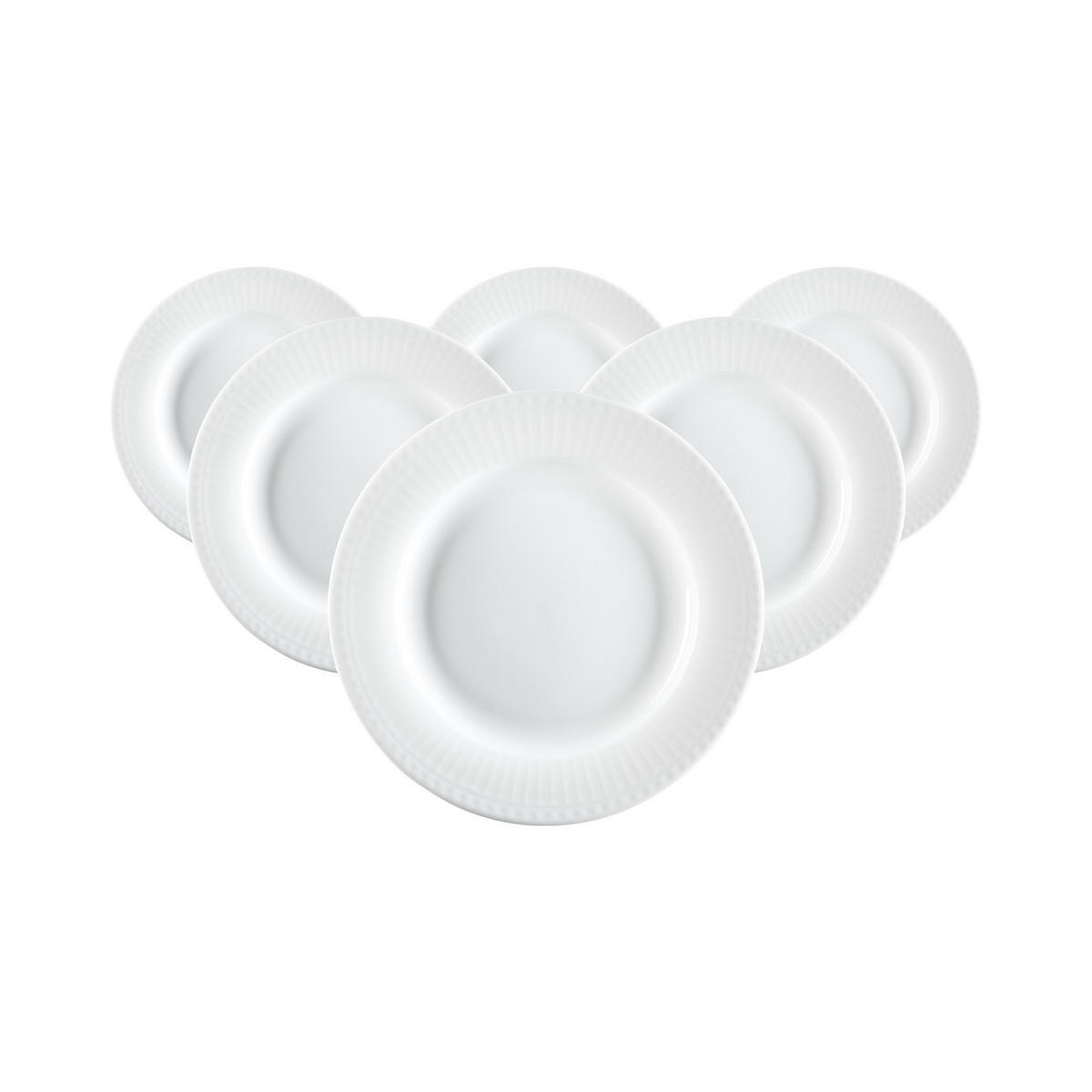 DESSERTTELLER Sofia weiß ø 20 cm 6er Set - Weiß, Keramik (20cm) - Ritzenhoff Breker