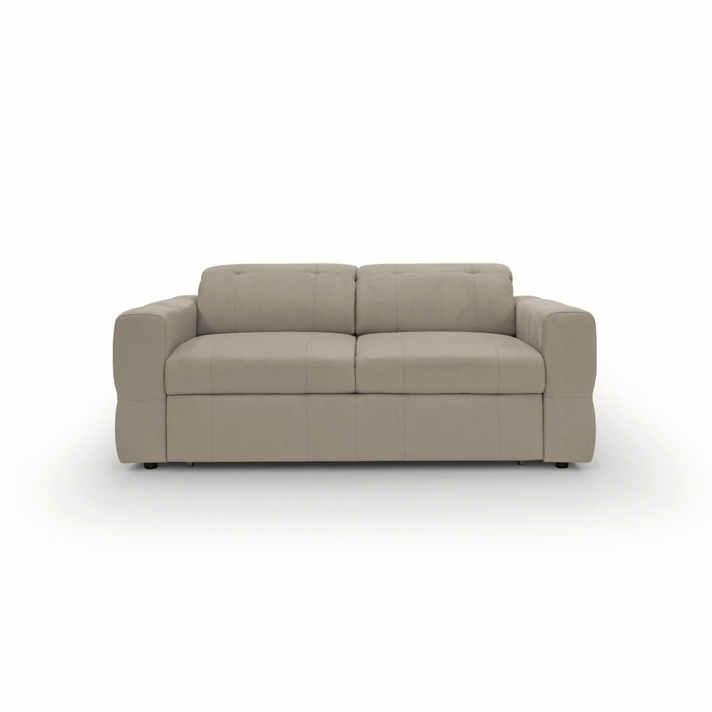 Thumbnail - Divani.store Schlafsofa, Taupe, Textil, 173x80x97 cm, Wohnzimmer, Sofas & Couches, Schlafsofas