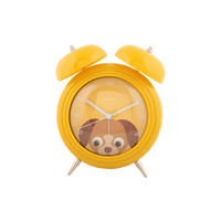 WECKER Peekaboo Dog 15.2/15.2/18.2 cm - Gelb, Kunststoff (15.2/18.2/15.2cm) - Karlsson