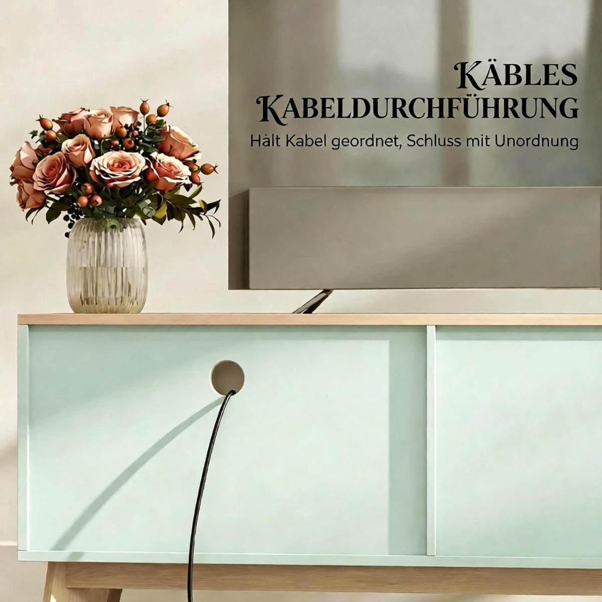 TV-SCHRANK 120/35/50 cm Hellgrün Eiche mit 1 Schublade und 2 Türen - Eichefarben, Holzwerkstoff (120/50/35cm) - Oxeza