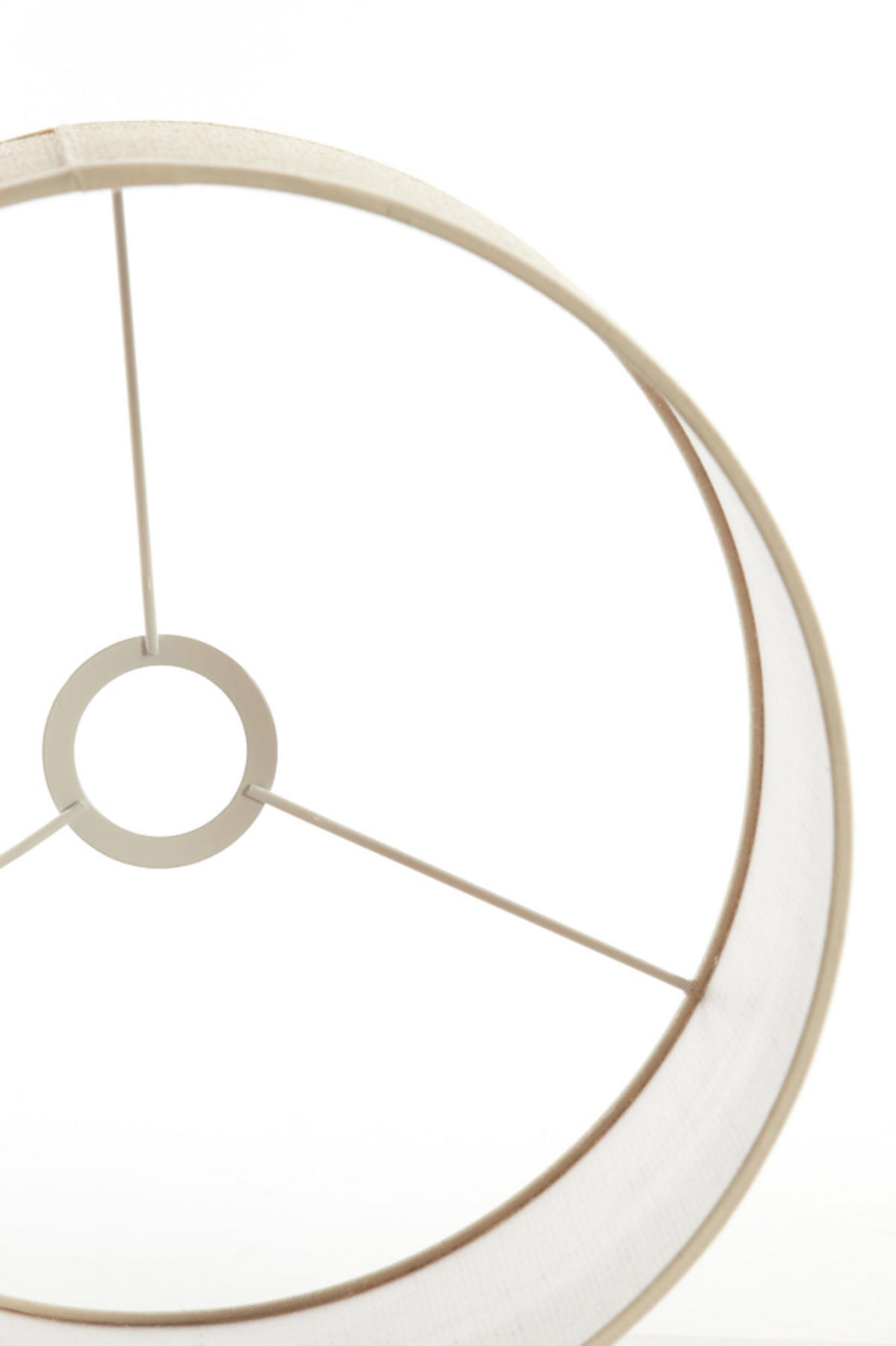 LAMPENSCHIRM Sendai Braun Ø40/30 cm - Braun, Textil (40/40/30cm) - Light & Living