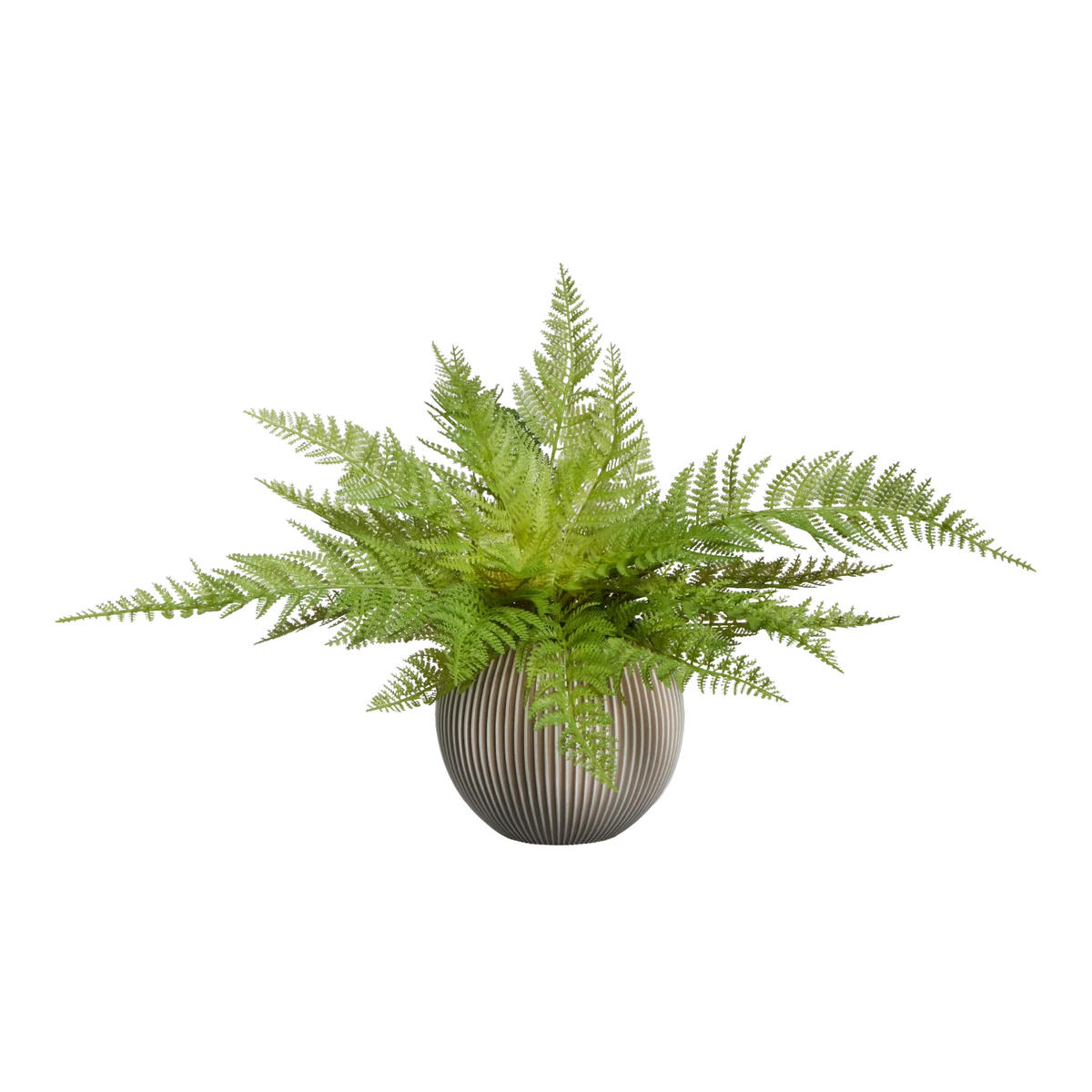 KUNSTPFLANZE Künstlicher Frauenfarn - Jupi 47 cm - Grün, Kunststoff (47cm) - aplanta
