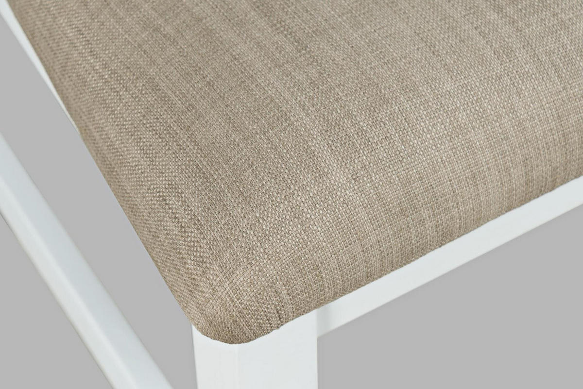 ESSZIMMERSTUHL AVOLA Weiß 46x54x87 cm - Weiß, Holz (46/87/54cm) - FURNLUX