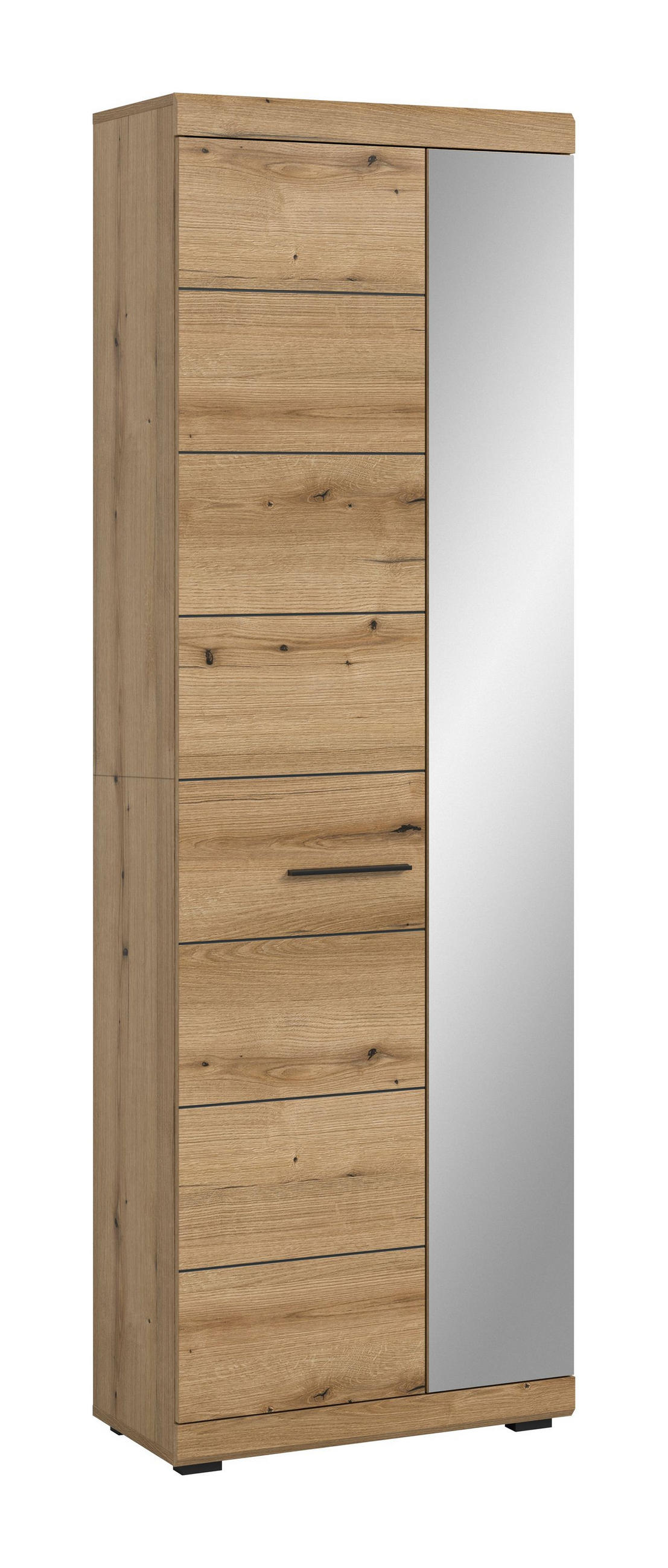 GARDEROBENSCHRANK SCOUT (B/H/T: ca. 62/197/37 cm) in Evoke Oak Nachbildung/Evoke Oak Nachbildung - Eichefarben, Holz (62/197/37cm)