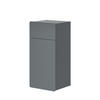 MIDISCHRANK Izan Grau 36.6 x 76.6 cm - Grau, Holzwerkstoff (36.6/76.6/32.8cm) - Vicco