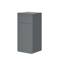 MIDISCHRANK Izan Grau 36.6 x 76.6 cm - Grau, Holzwerkstoff (36.6/76.6/32.8cm) - Vicco