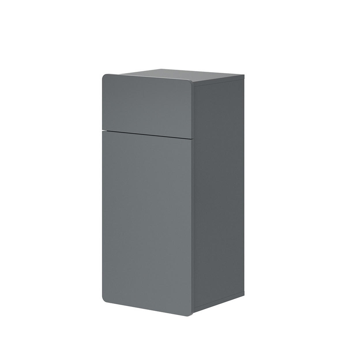 MIDISCHRANK Izan Grau 36.6 x 76.6 cm - Grau, Holzwerkstoff (36.6/76.6/32.8cm) - Vicco