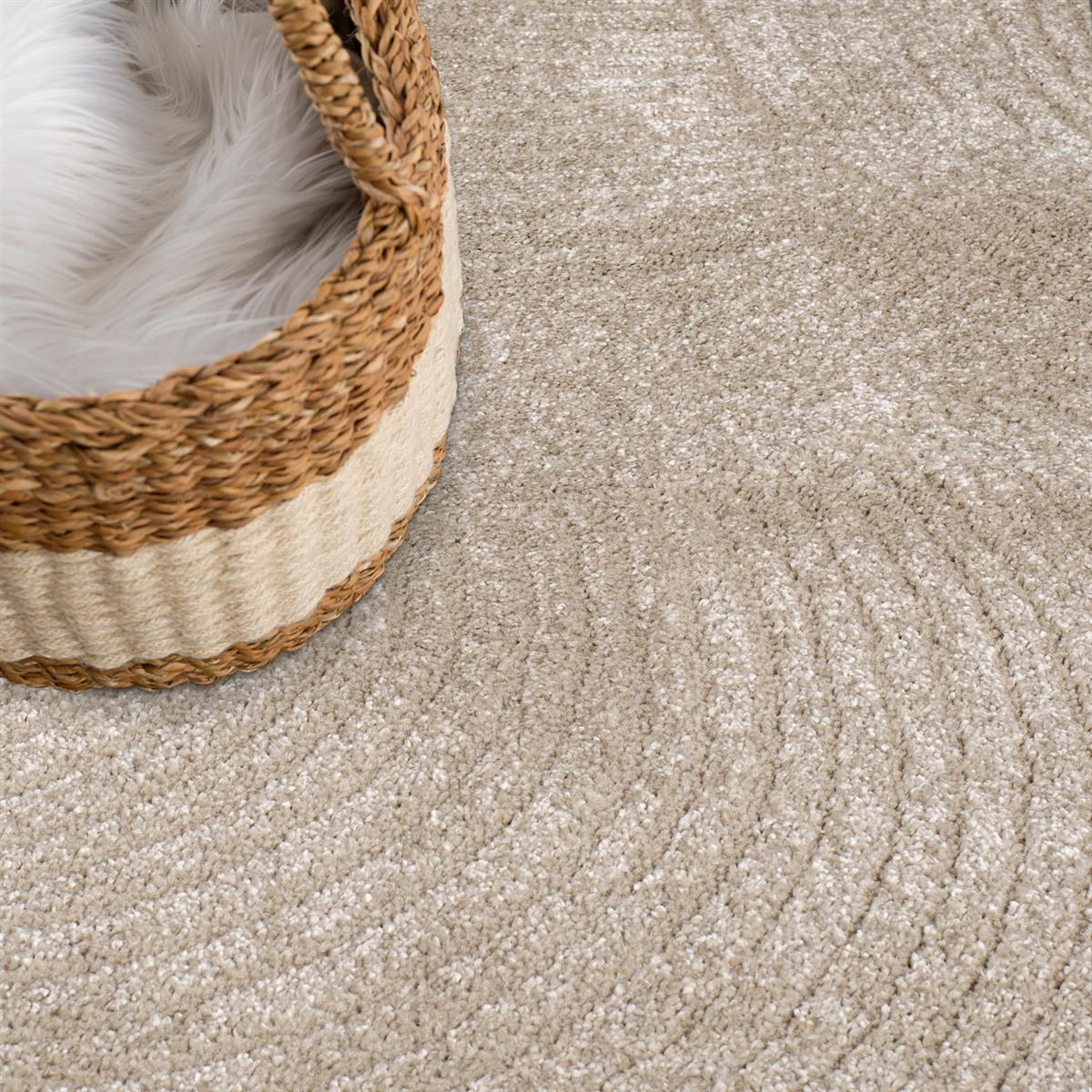 KURZFLOR-TEPPICH Fancy 904 Beige 80x150 cm - Beige, Textil (80/150cm) - carpet city
