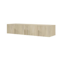 AUFSATZSCHRANK BRISSO BRN1 200/40/60,5 cm in Eiche Ceremona - Eichefarben, Holzwerkstoff (200/40/61cm) - Deine Möbel 24