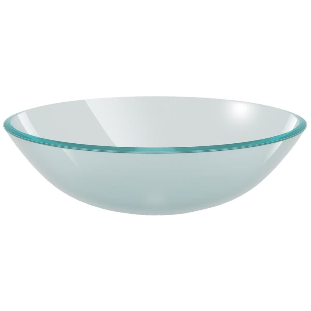 WASCHBECKEN Kukla 42/42/13 cm - Hellgrau, Glas (42/13/42cm) - Nettlife
