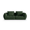 SOFA modular Bloom aus strukturiertem Stoff moosgrün 3 Sitzplätze - Salbeigrün, Textil (106/95/232cm) - Micadoni