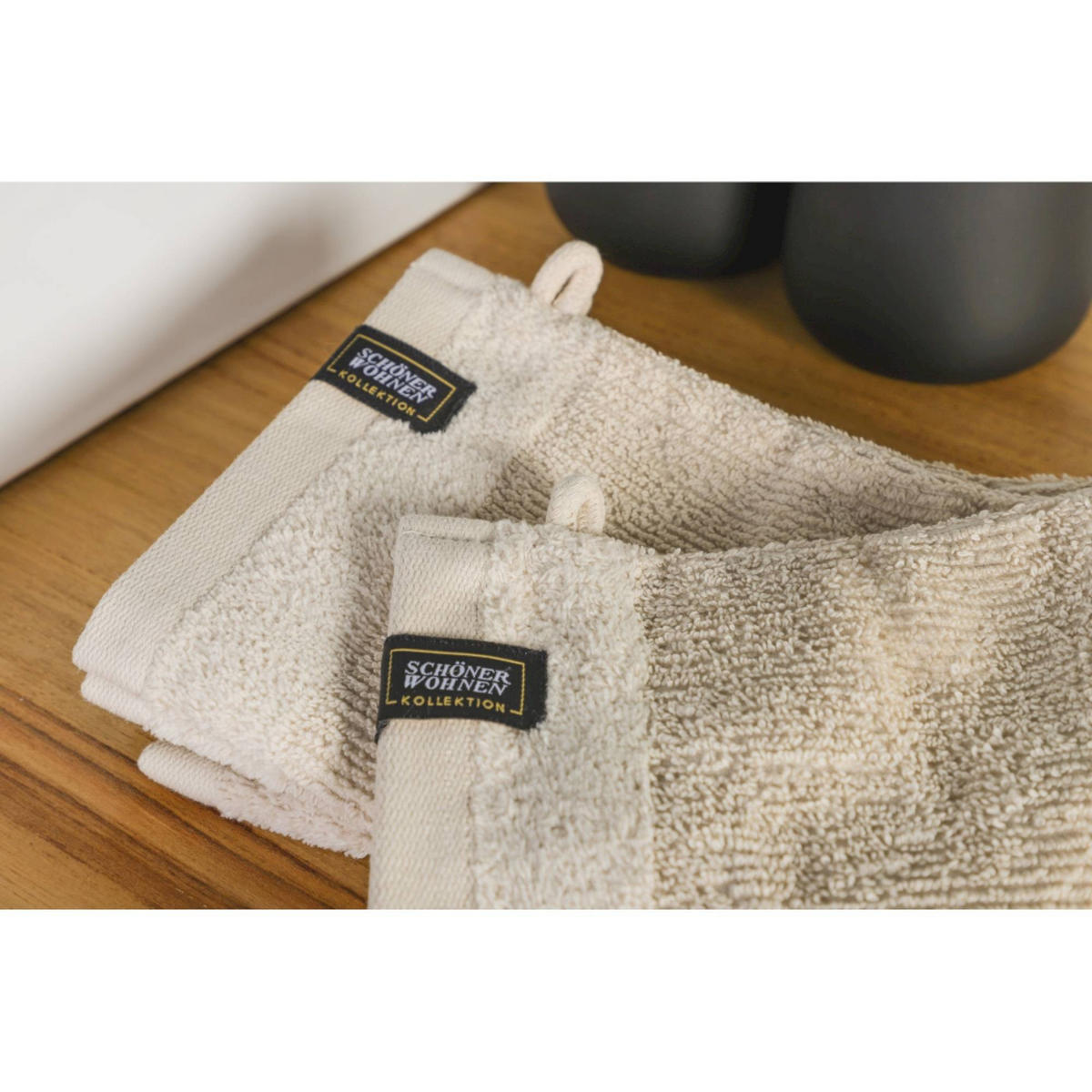 WASCHHANDSCHUH SENSE-6 - Beige, Textil (16/21cm) - Schöner Wohnen