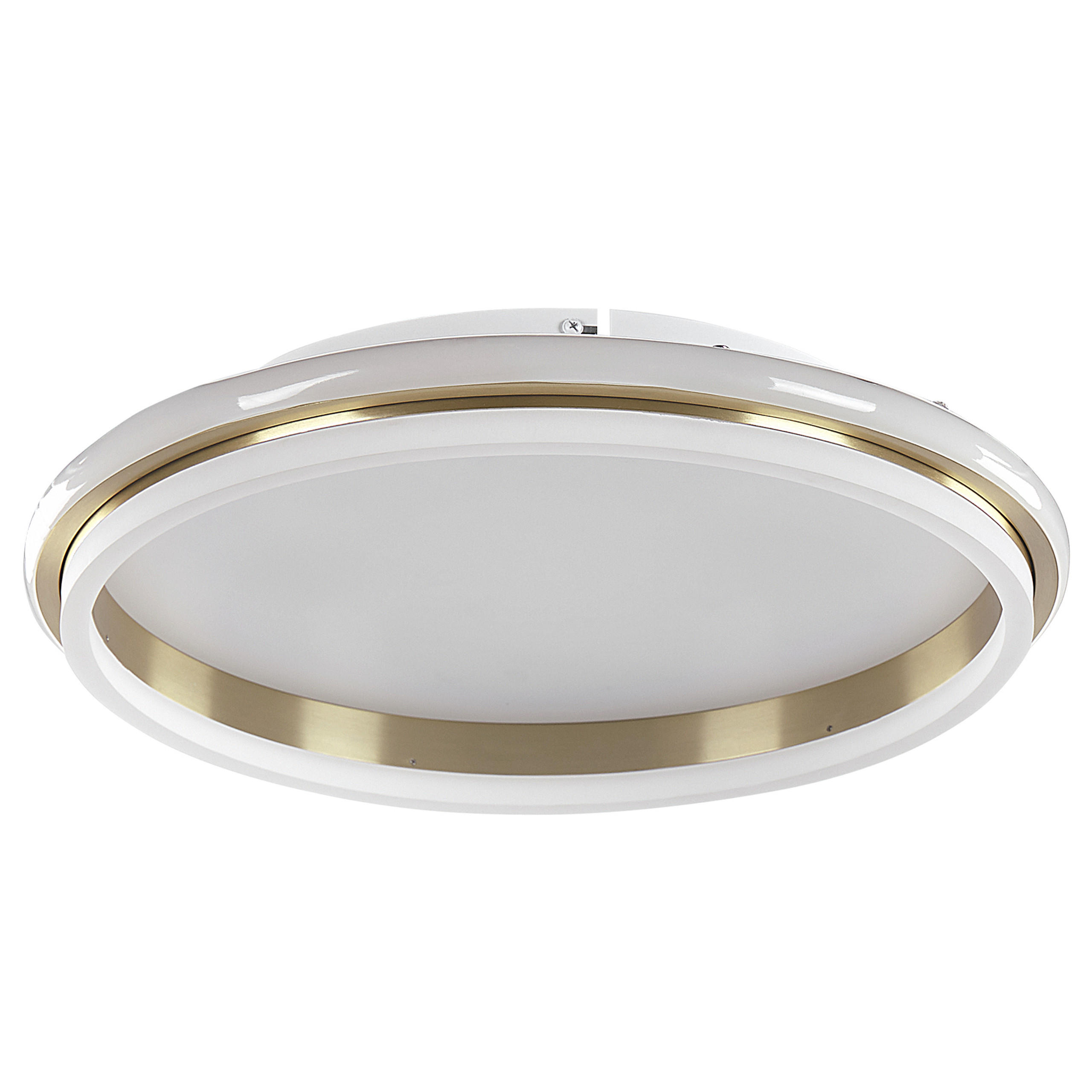DECKENLEUCHTE Taping 64/64/7 cm - Goldfarben, Metall (64/64/7cm) - Beliani