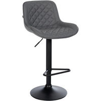 BARHOCKER Kasson 84x50x52 cm grau - Grau, Metall (50/84/52cm) - furnicato