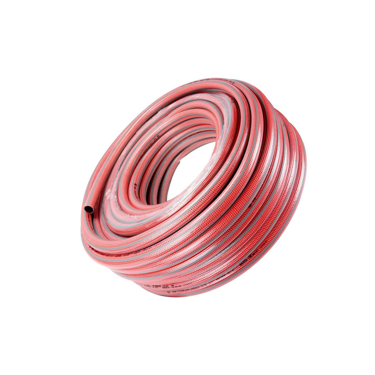 GARTENSCHLAUCH flexible 15mm - Suan - Ideal für große Flächen - Länge: 50m - Grau, Kunststoff (5000cm) - SUAN