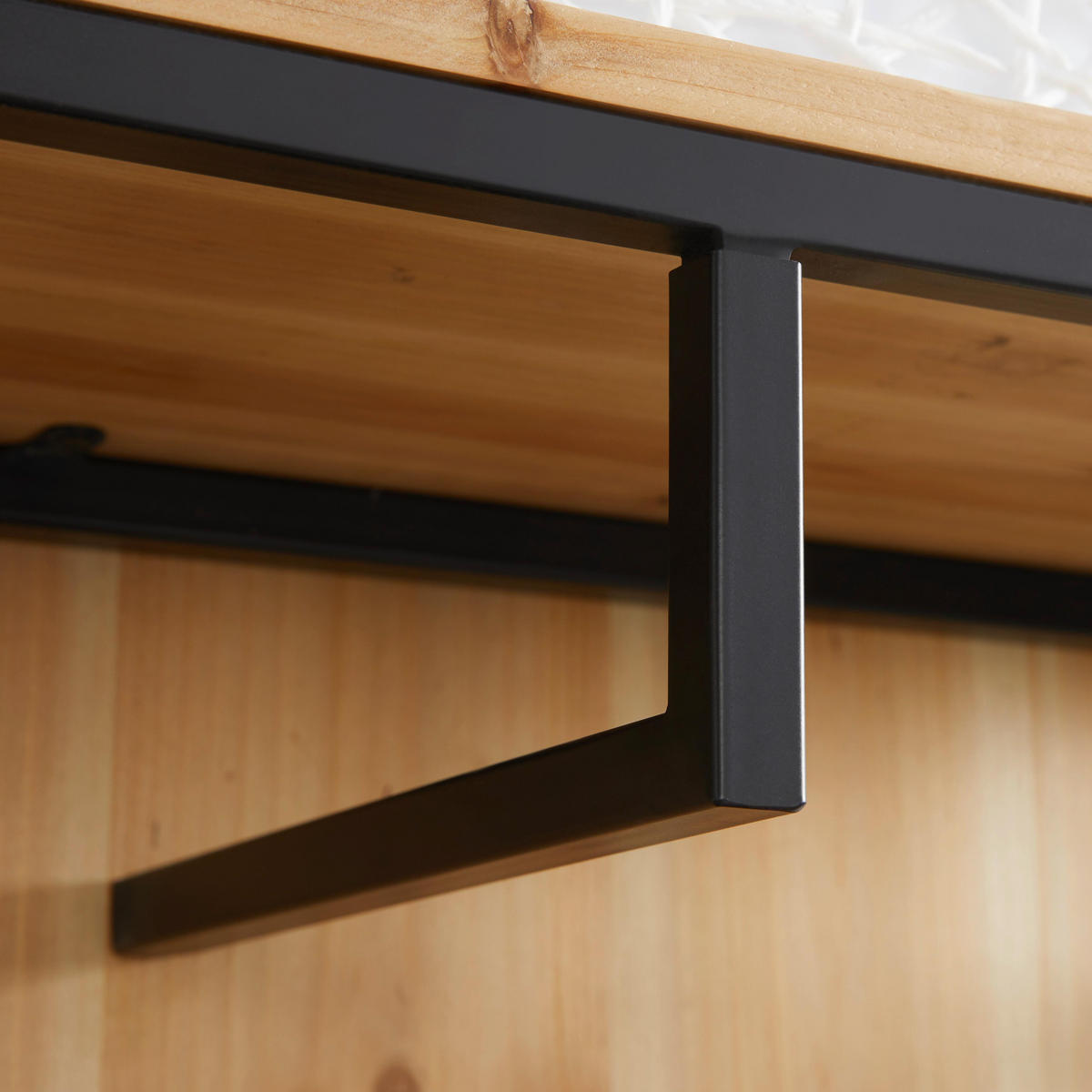 GARDEROBE Vittoria ca. 67 /100 cm Tanne massiv - Naturfarben, Holz (67/100/27cm)