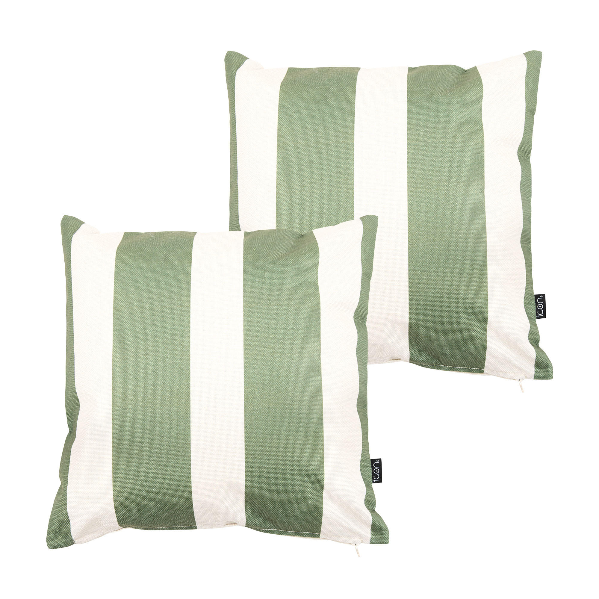 DEKOKISSEN 2er Set - Grün, Textil (43/43cm) - icon