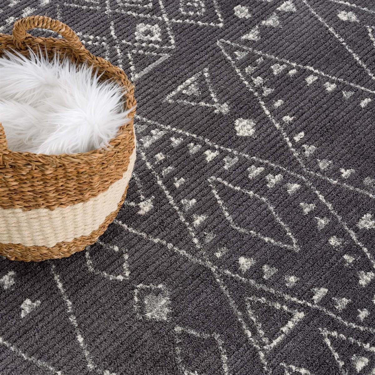 KURZFLOR-TEPPICH April 2292 Grau 160x230 cm - Grau, Textil (160/230cm) - carpet city