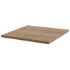TISCHPLATTE quadratischer 60 cm, Hellholz - Hellbraun/Eichefarben, Holz/Holzwerkstoff (60/2/60cm) - Oviala