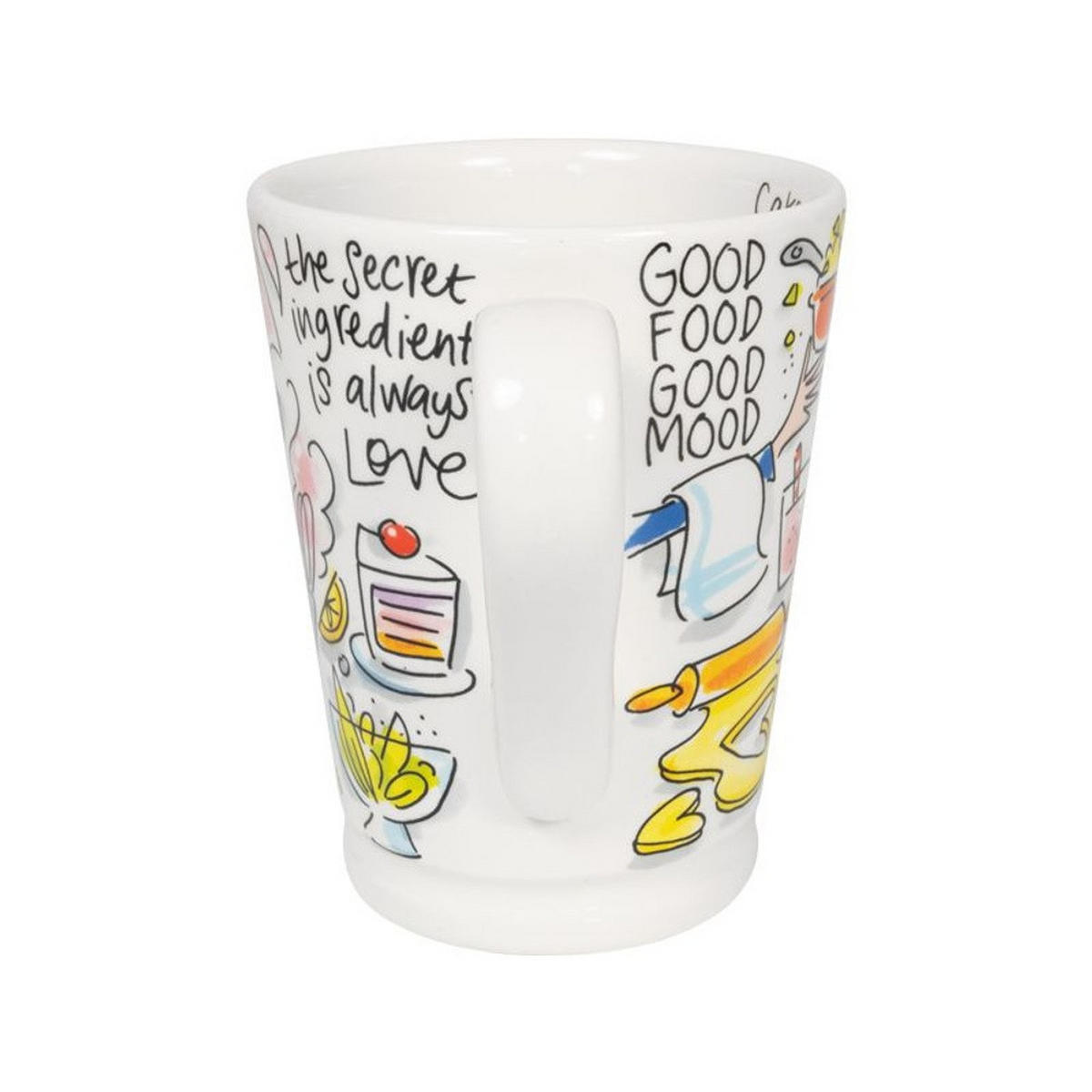 XL-BECHER Königin der Küche in Bunt - 500 ml - Multicolor, Keramik (0.5L) - Blond Amsterdam