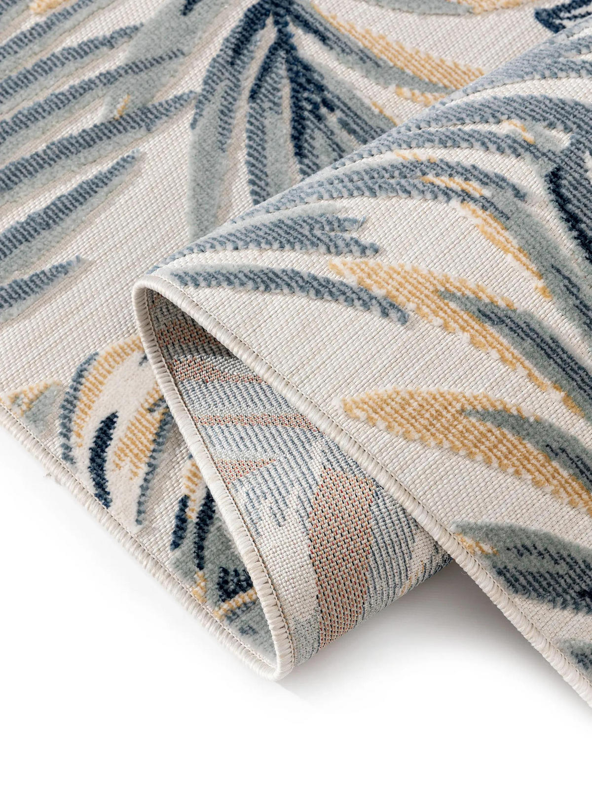 VNITŘNÍ a venkovní koberec Flora Vícebarevné 120x170 cm - krémová, plast/umělá hmota (120/170cm) - benuta