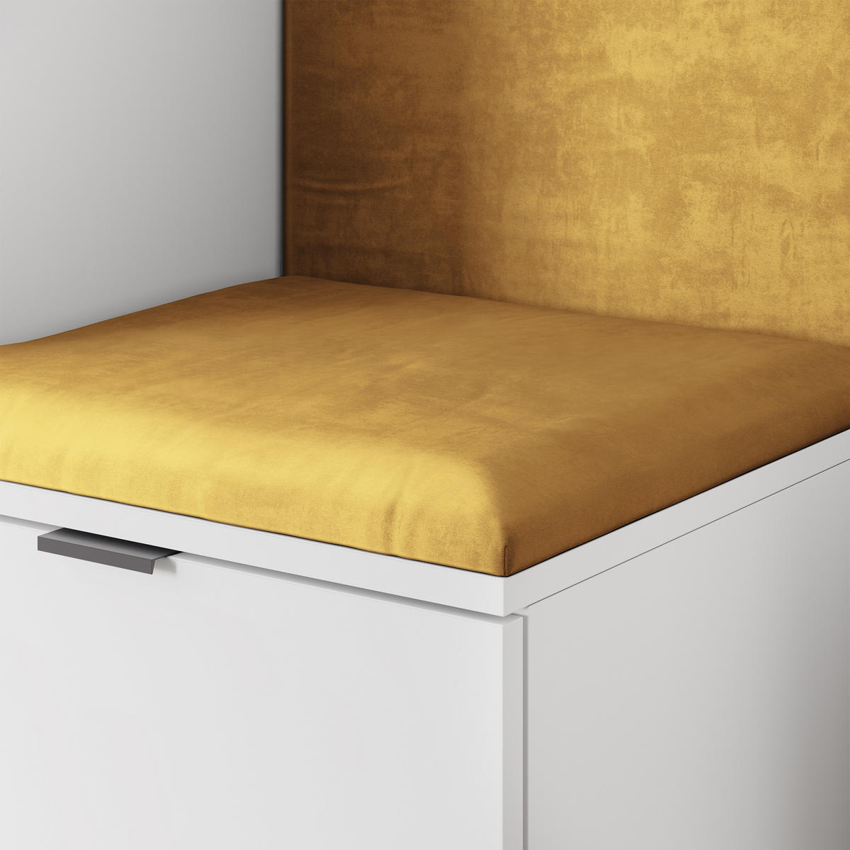 GARDEROBENSCHRANK VIRA 95/181/51 cm Modern Garderobe-Set Kaschmir - Kaschmir/Gelb, Holzwerkstoff (95/181/51cm) - MASSENO