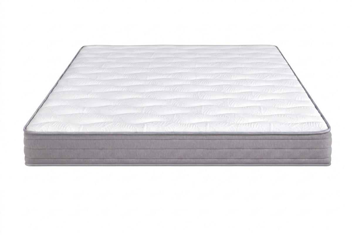 TASCHENFEDERKERNMATRATZE 160/200 cm Weiß, Dicke: 20 cm, Härtegrad: H3 - Weiß, Textil (160/200cm) - Oxeza