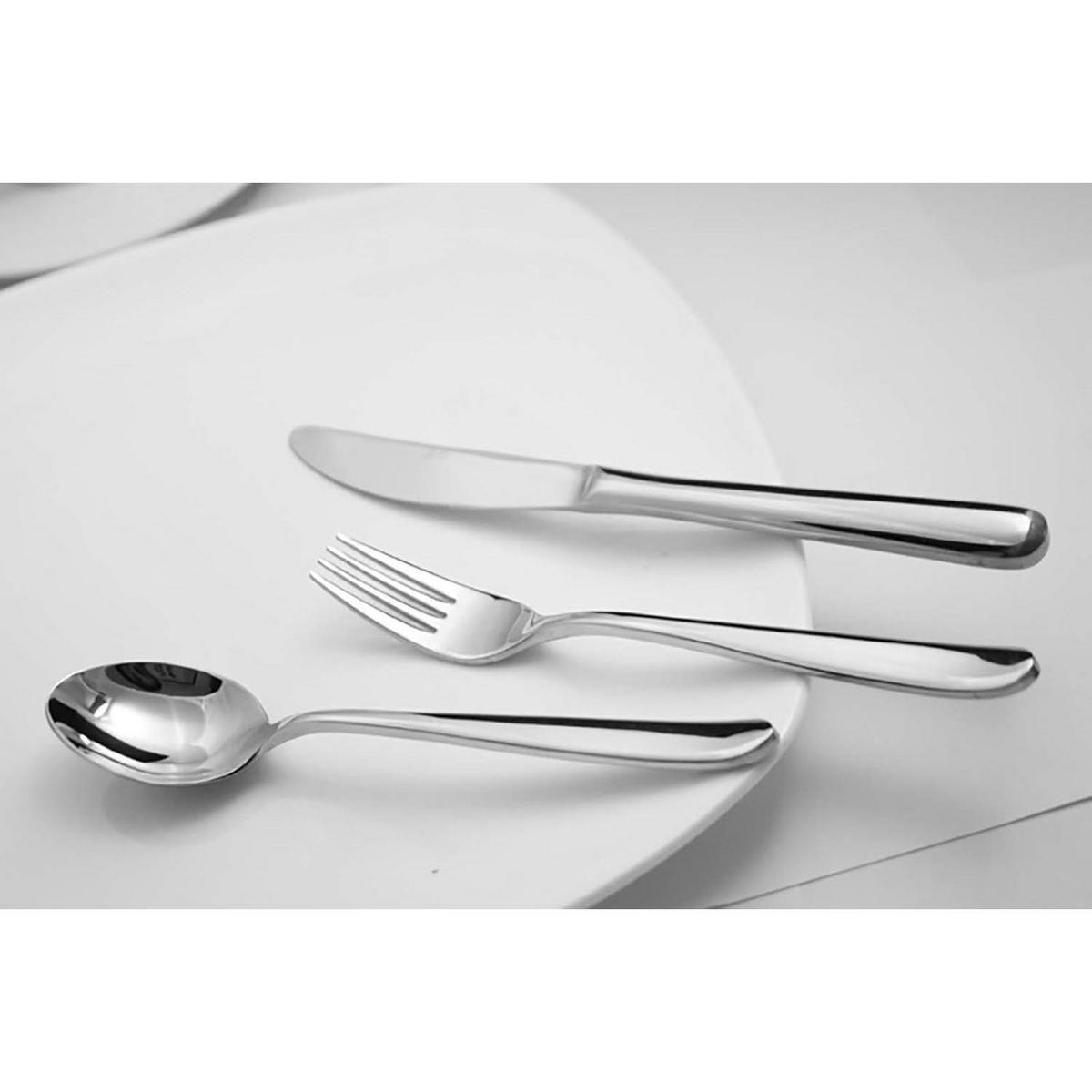 KINDERBESTECK Set 3-teilig 18/10 Edelstahl spülmaschinenfest - Silberfarben, Metall