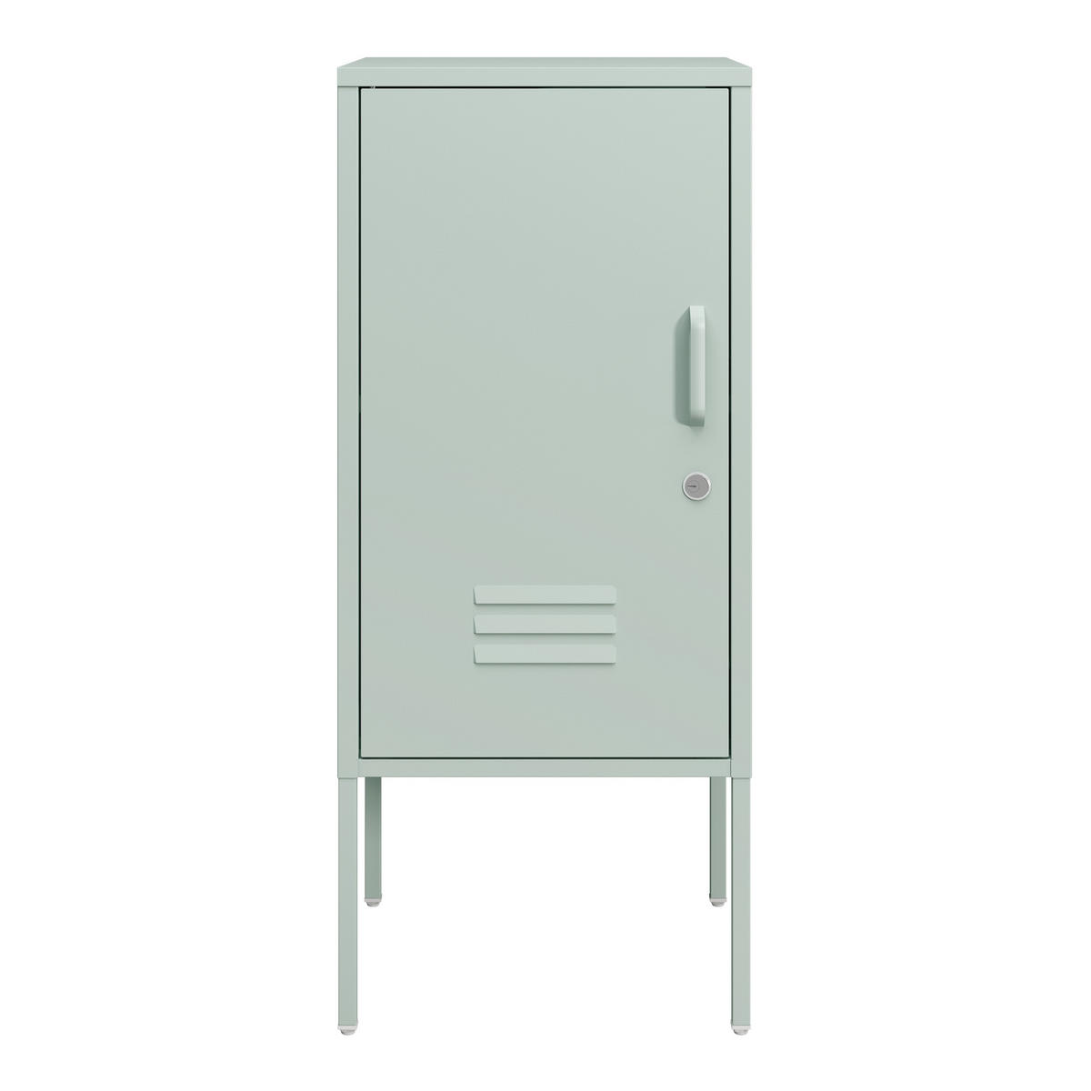 NACHTTISCH Hausjärvi - Mintgrün, Metall (35/82/35cm) - [en.casa]