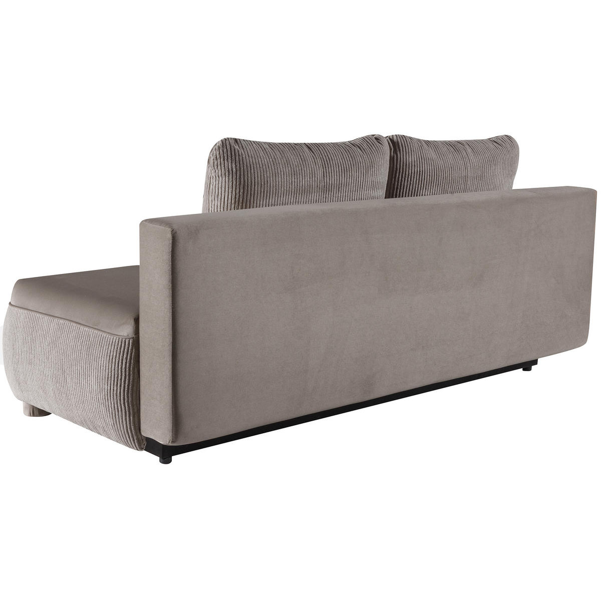 SCHLAFSOFA Aida 3-Sitzer mit Schlaffunktion, Braun - Braun, Textil (211/88/93cm) - Beautysofa