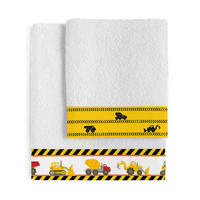 HANDTUCH 2er-Set machinery mehrfarbig - Multicolor, Textil (70/140cm) - Happy Friday