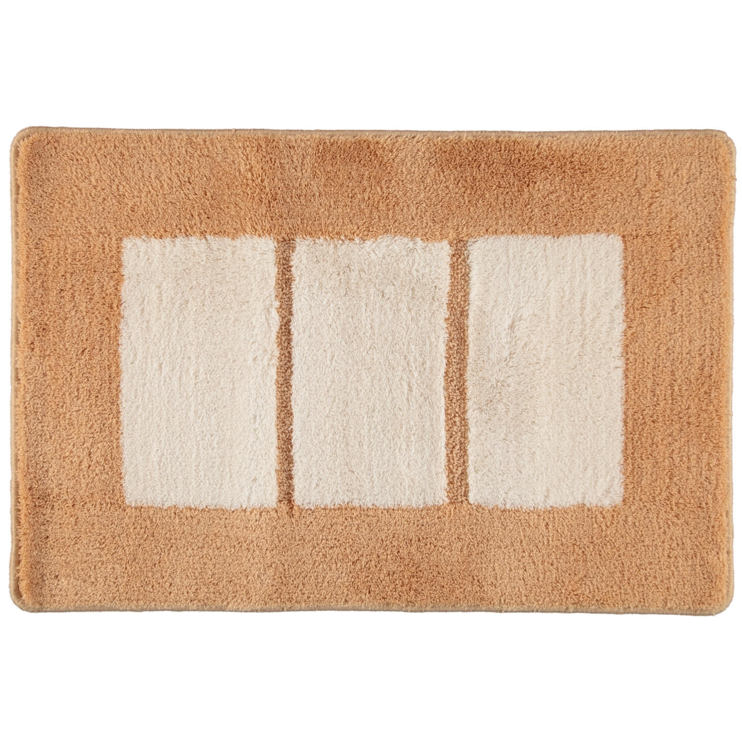 BADTEPPICH LIBERTY BEIGE-WEISS - 410 - Beige, Textil (60/90cm) - Rhomtuft