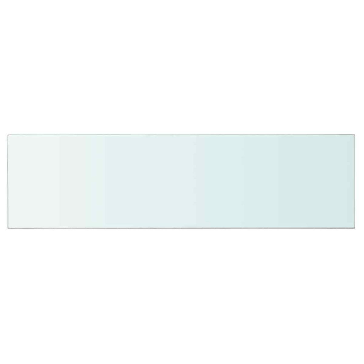 REGALBODEN Glas Transparent 110/30 Cm - Transparent, Glas (30/0.8/110cm) - vidaXL