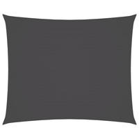 SONNENSEGEL Oxford-Gewebe Rechteckig 4/6 M Anthrazit - Anthrazit, Textil (400/600cm) - vidaXL