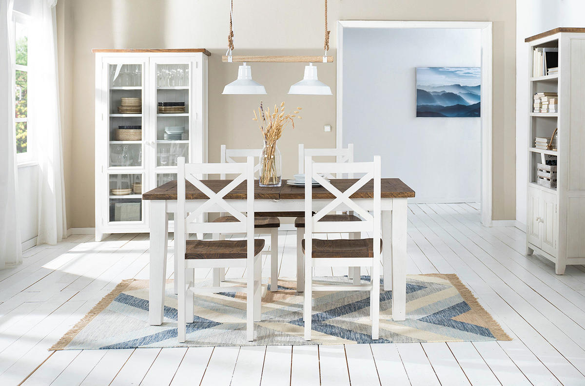 ESSZIMMERSTUHL - Kiefer massiv, 2er-Set - Kieferfarben, Holz (47/102/52cm) - home24