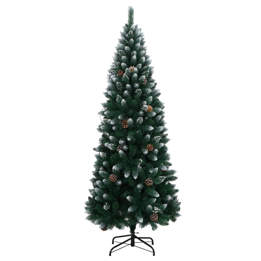 vidaXL Weihnachtsbaum Grün 210 cm