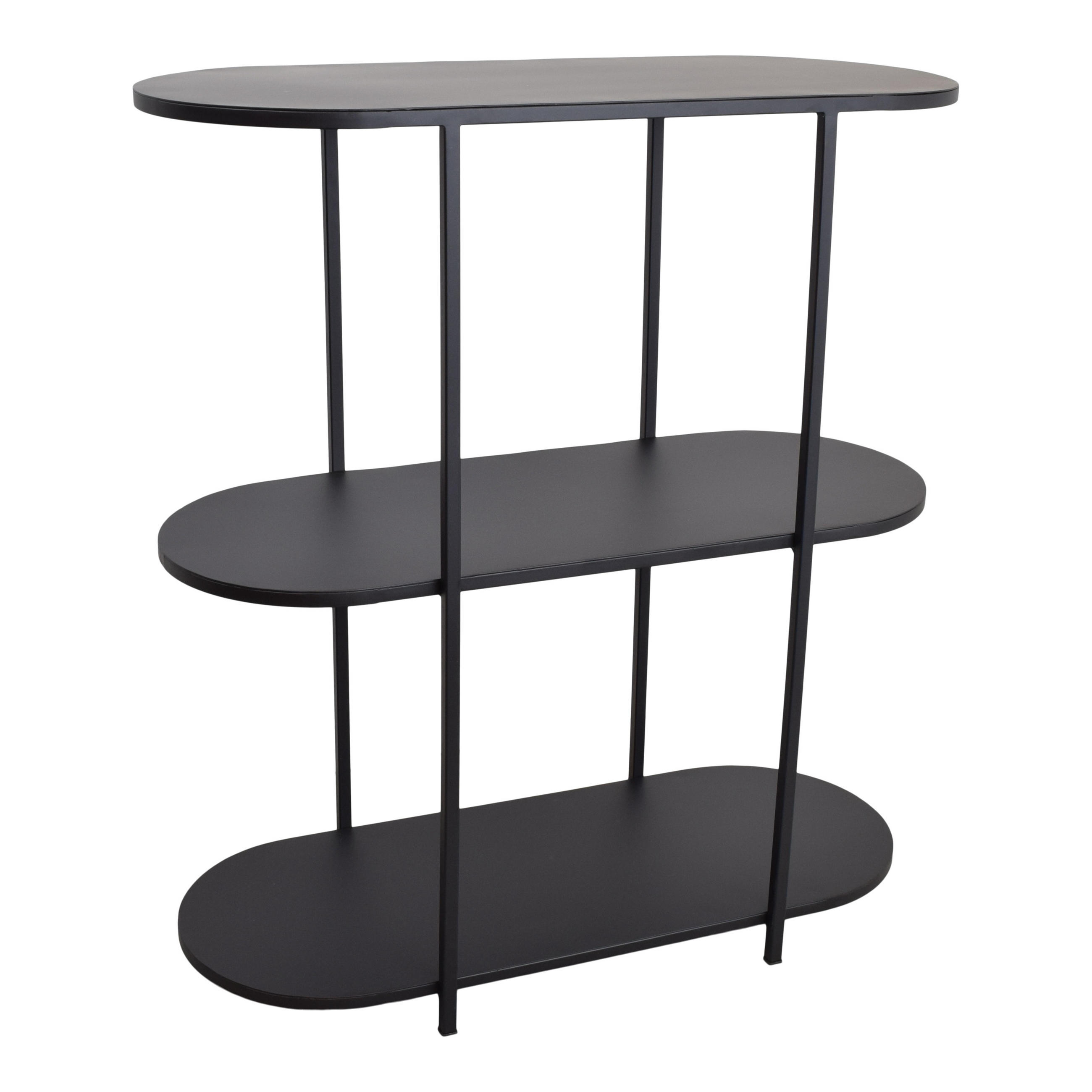 BEISTELLTISCH Britta Schwarz - Schwarz, Metall (30/70/77cm) - LOFT42