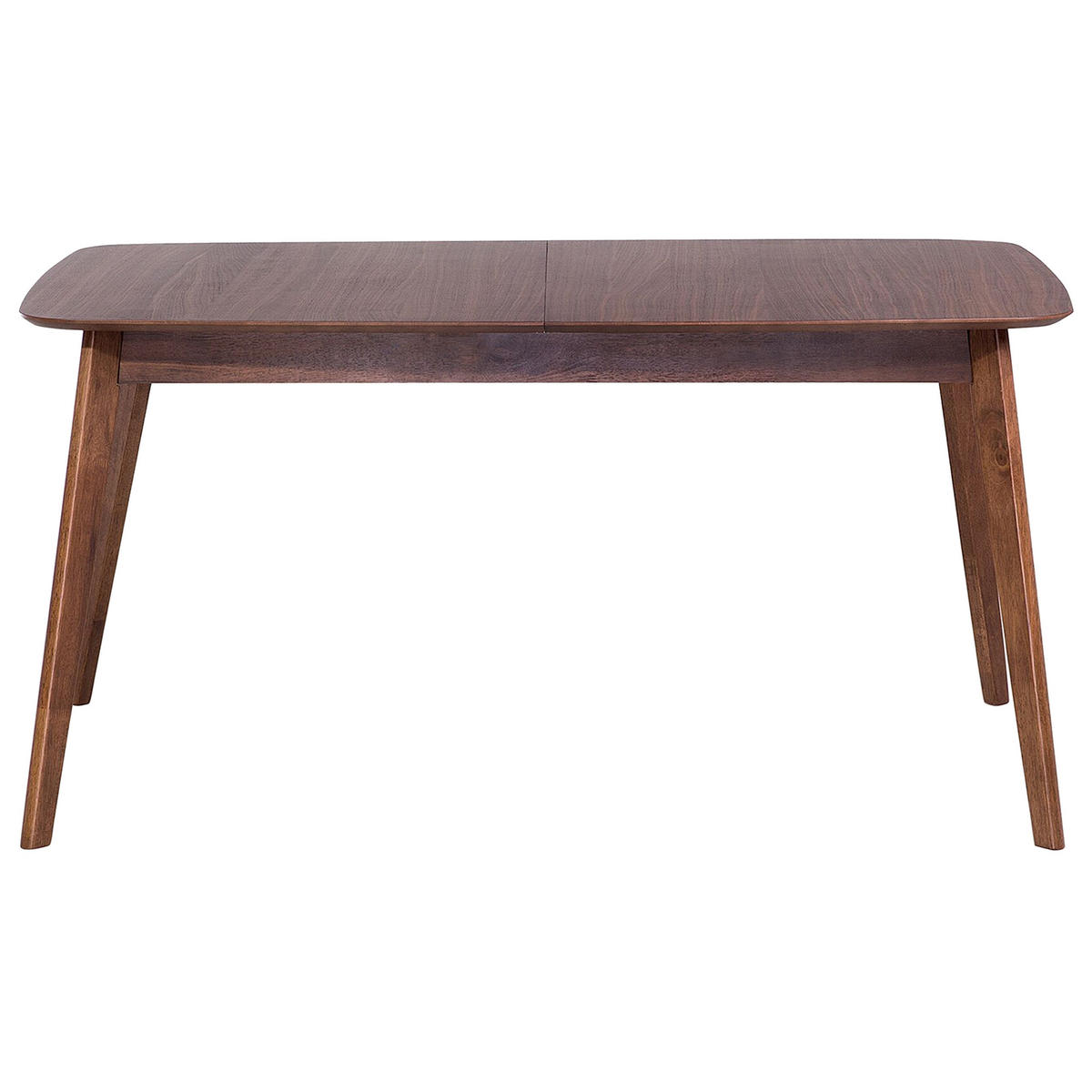 JÍDELNÍ STŮL 150-190/90/75 cm Tmavě hnědý Obdélníkový Madox - tmavě hnědá, kompozitní dřevo (150/90/75cm) - Beliani