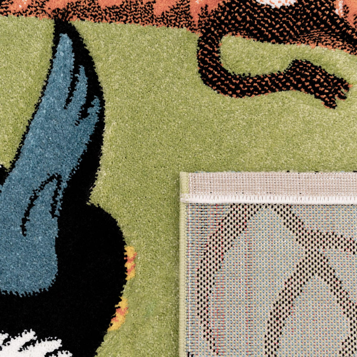 KINDERTEPPICH Dschungel Kindermotiv Kinderzimmer schmutzabweisend Grün Rechteckig 160x230 - Grün, Textil (160/230cm) - KADIMA DESIGN