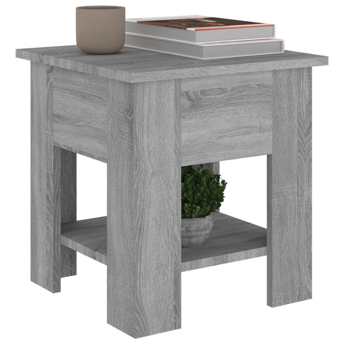 COUCHTISCH Grau Sonoma 40x40x42 cm Holzwerkstoff - Grau, Holzwerkstoff (40/40/42cm) - furnicato