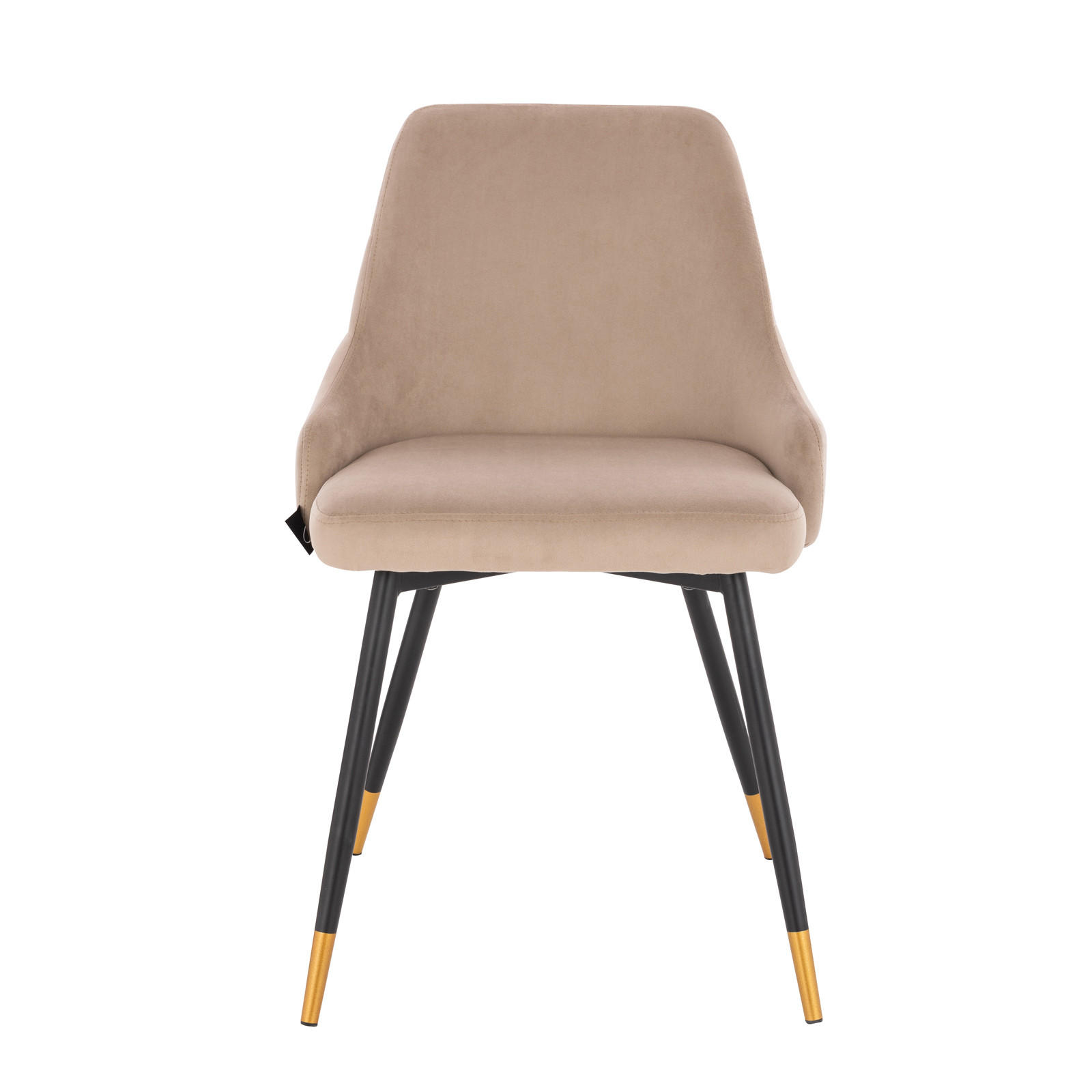 ESSZIMMERSTUHL ALICE Samt 2er Set Taupe - Taupe, Textil (50/81/55cm) - SVITA